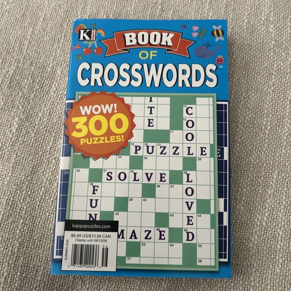 Kappa Book Of Crosswords 300 Puzzles